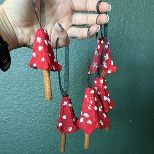 Mushroom ornaments